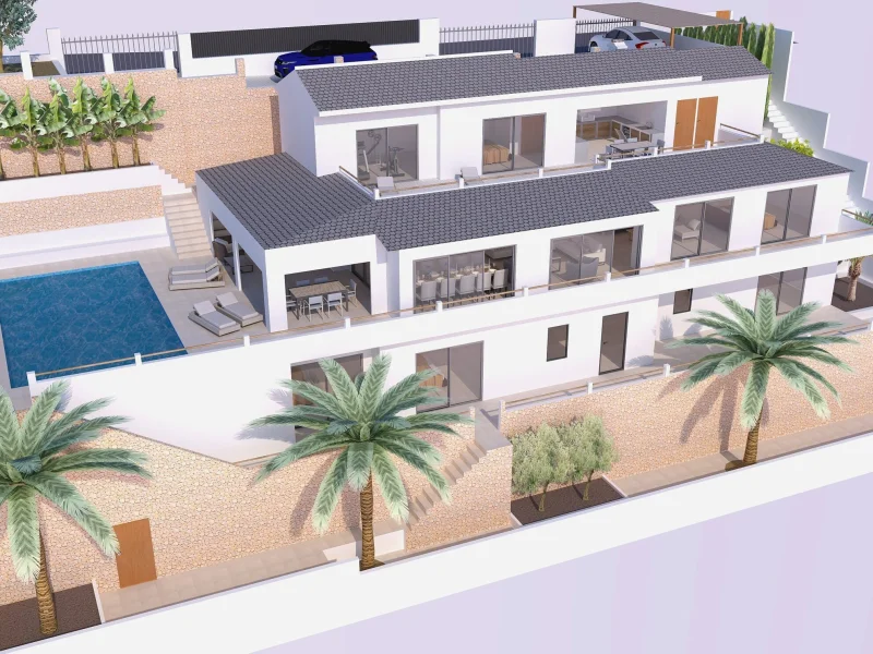 Proyecto de renovación de villa en La Corona, Jávea con vistas al mar