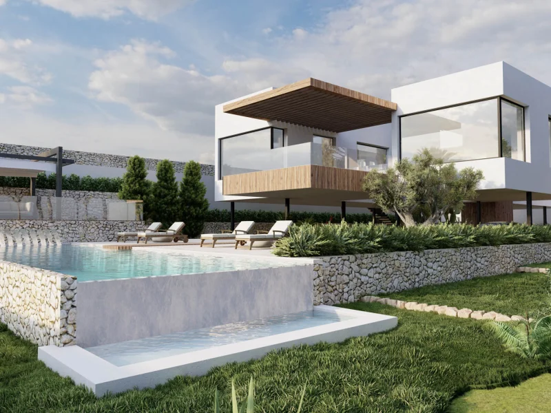 Proyecto de villa moderna en La Corona, Jávea con vistas al mar