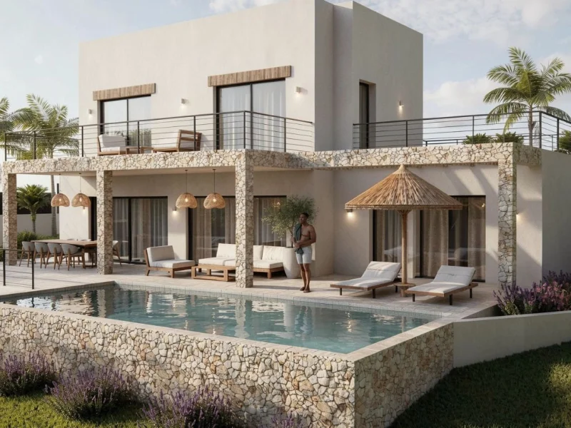 Villa moderna de cinco dormitorios en Jávea con piscina privada