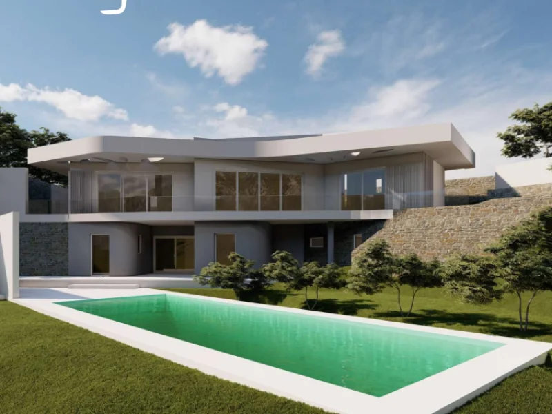 Villa de obra nueva en Jávea con piscina privada