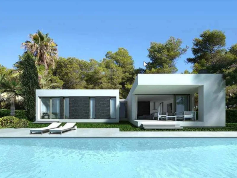 Villa de obra nueva en Pedreguer, Monte Solana con vistas panorámicas