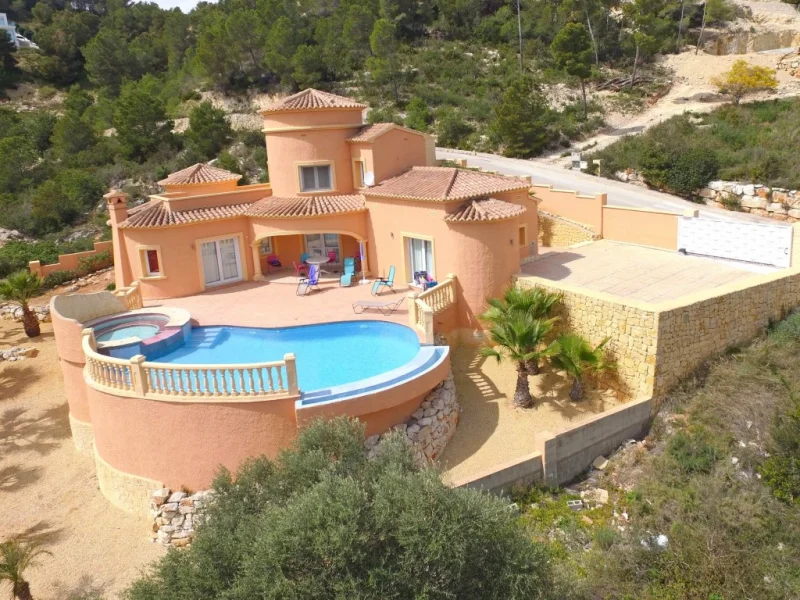 Villa con vistas al mar en venta en Jávea, Tosalet
