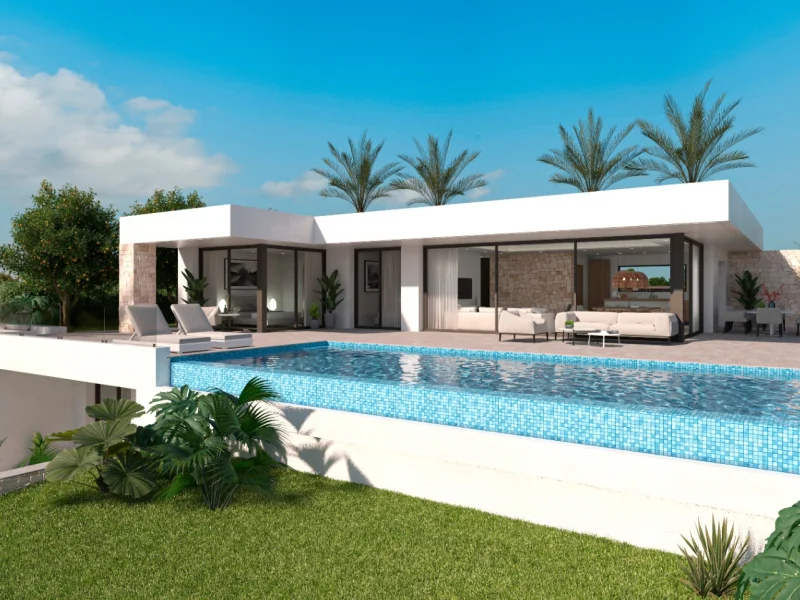 Villa de Diseño Contemporáneo en Venta en Jávea con Piscina Privada