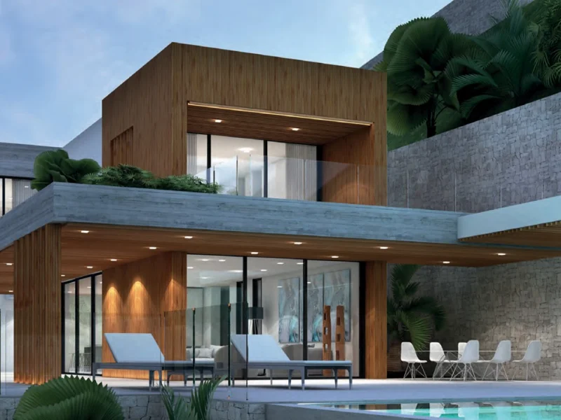 Villa moderna en Racó de Galeno, Benissa con vistas al mar
