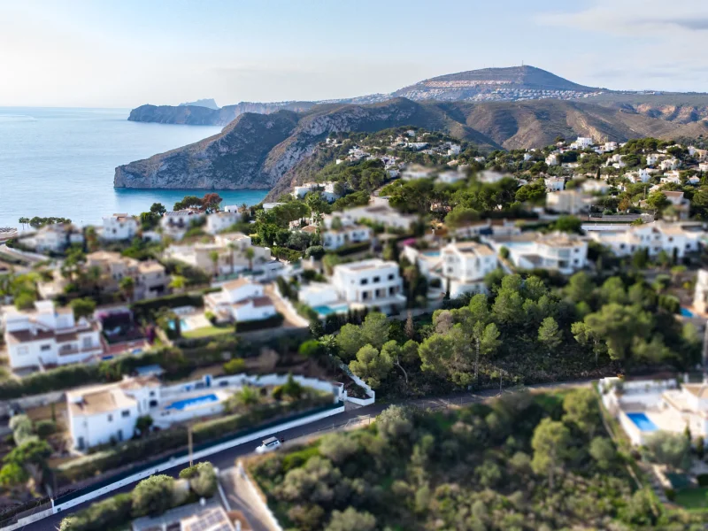 Parcela en venta con vistas al mar en Granadella-Ambolo, Jávea