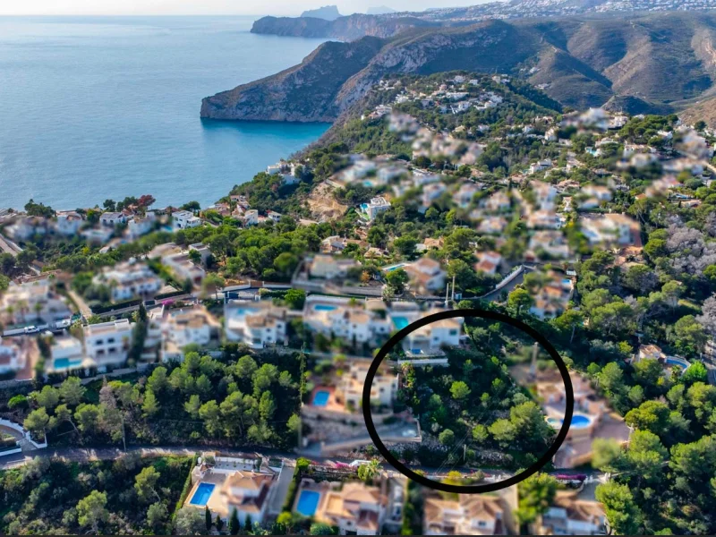 Parcela edificable en Jávea, Granadella-Ambolo con vistas al mar