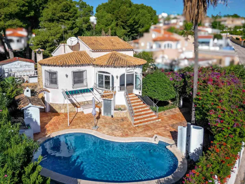 Villa en Calpe con vistas al Peñón de Ifach y piscina privada