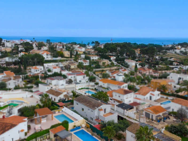Villa en Calpe con piscina privada y vistas al mar