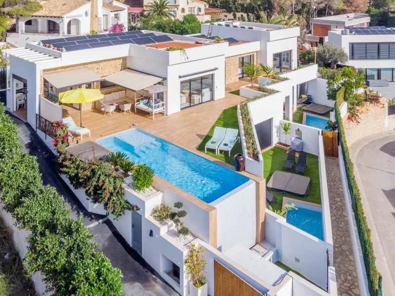 Villa de lujo moderna en Moraira, Pla del Mar con vistas al mar