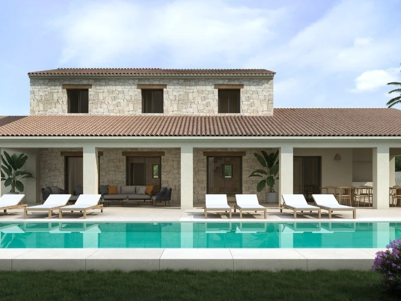 Villa con piscina y vistas en Jávea