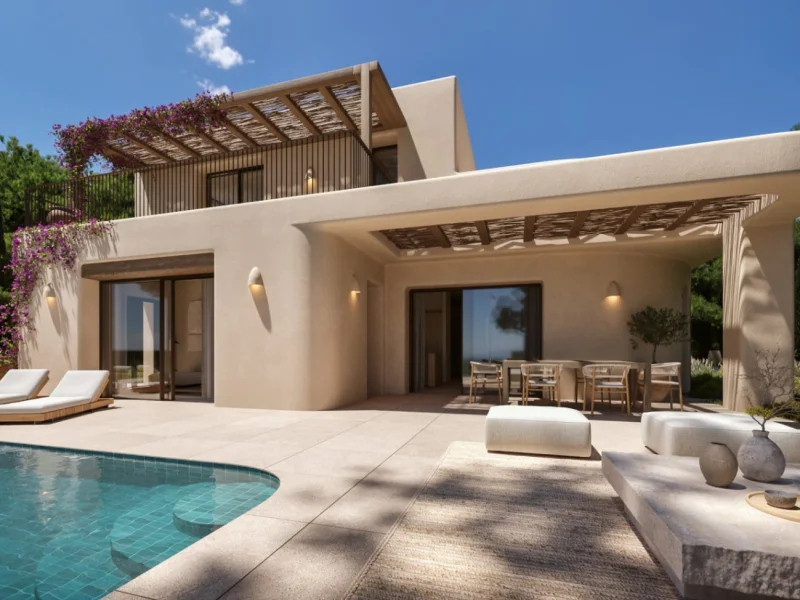 Villa Thalassa: villa renovada con vistas al mar en Balcón al Mar, Jávea