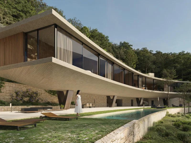 Villa de diseño vanguardista en Benissa con vistas al mar