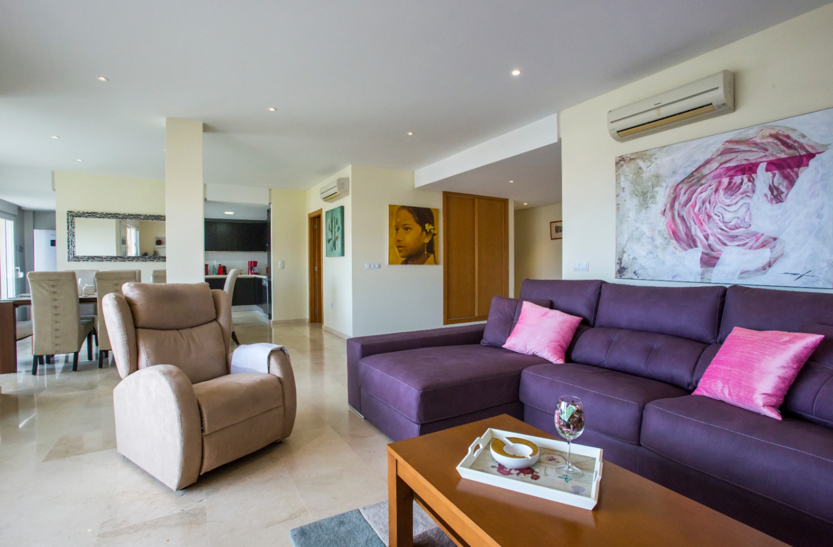 Impeccable double apartment of 205m2 furnished to mtrs. del Mar, Port of Jávea.