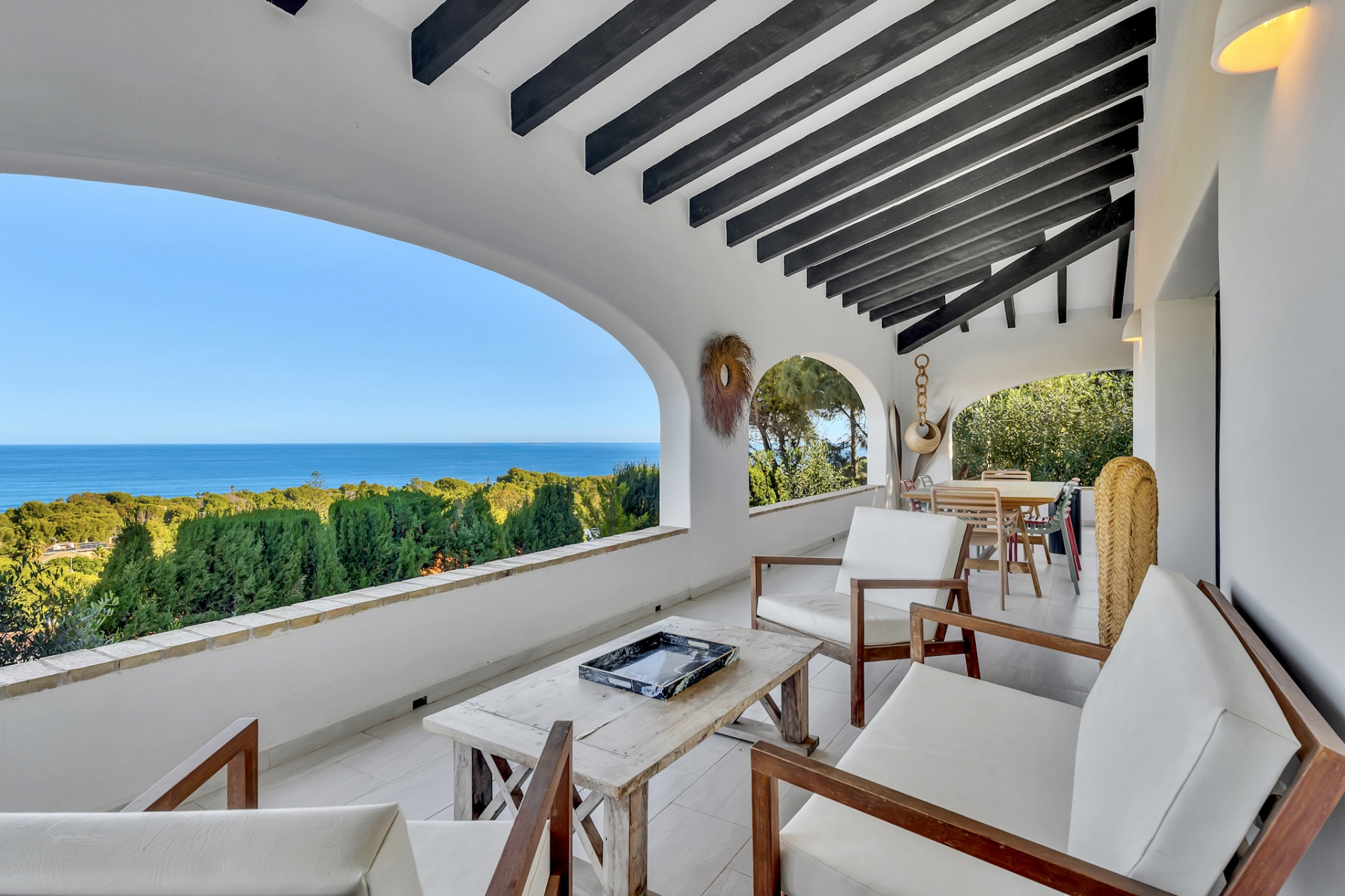 Villa con vistas al mar en venta en Dénia
