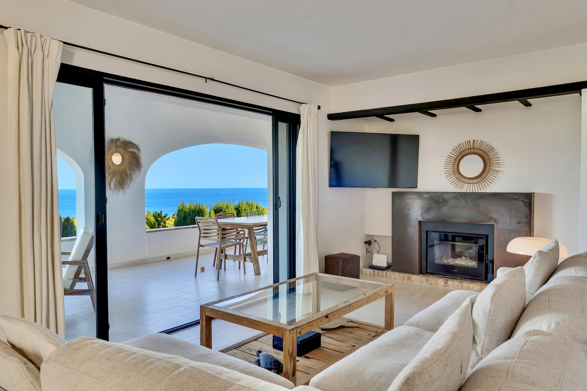 Villa con vistas al mar en venta en Dénia