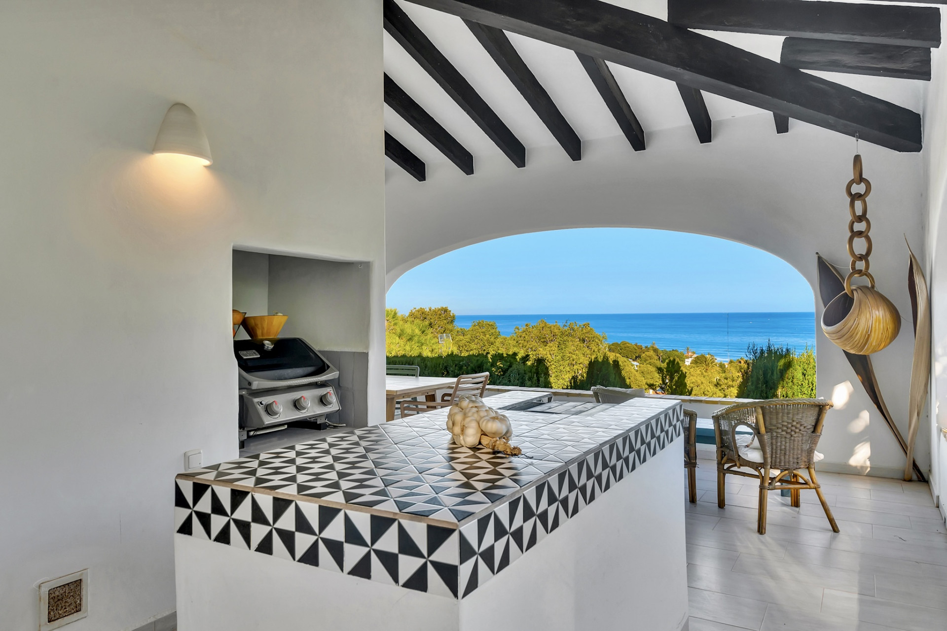Villa con vistas al mar en venta en Dénia