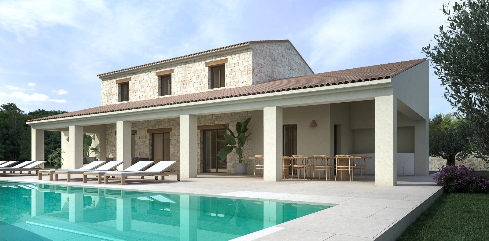 Villa con piscina y vistas en Jávea