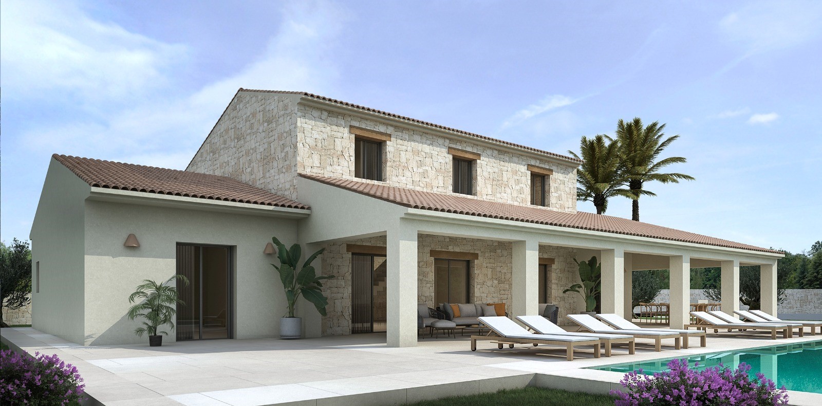 Villa con piscina y vistas en Jávea