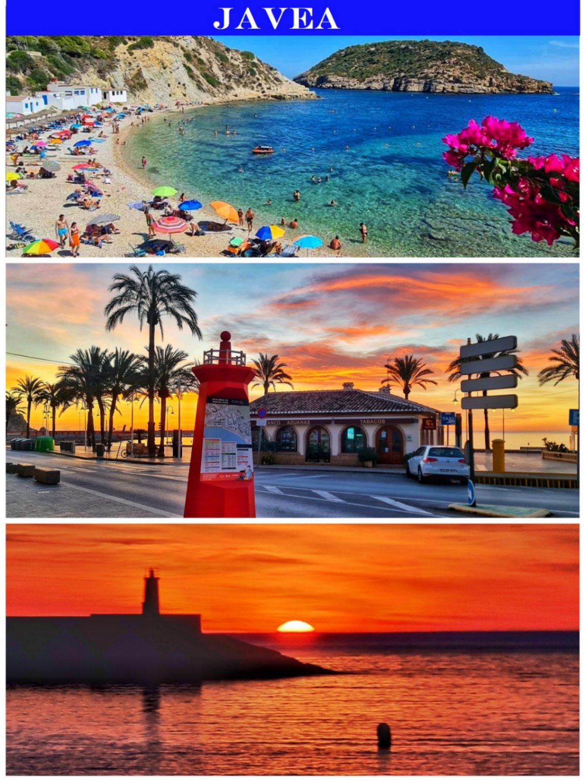 Vistas de las calas de aguas turquesas y atardeceres sobre el puerto de Jávea, reflejando el entorno natural y la atmósfera mediterránea que rodea la propiedad.